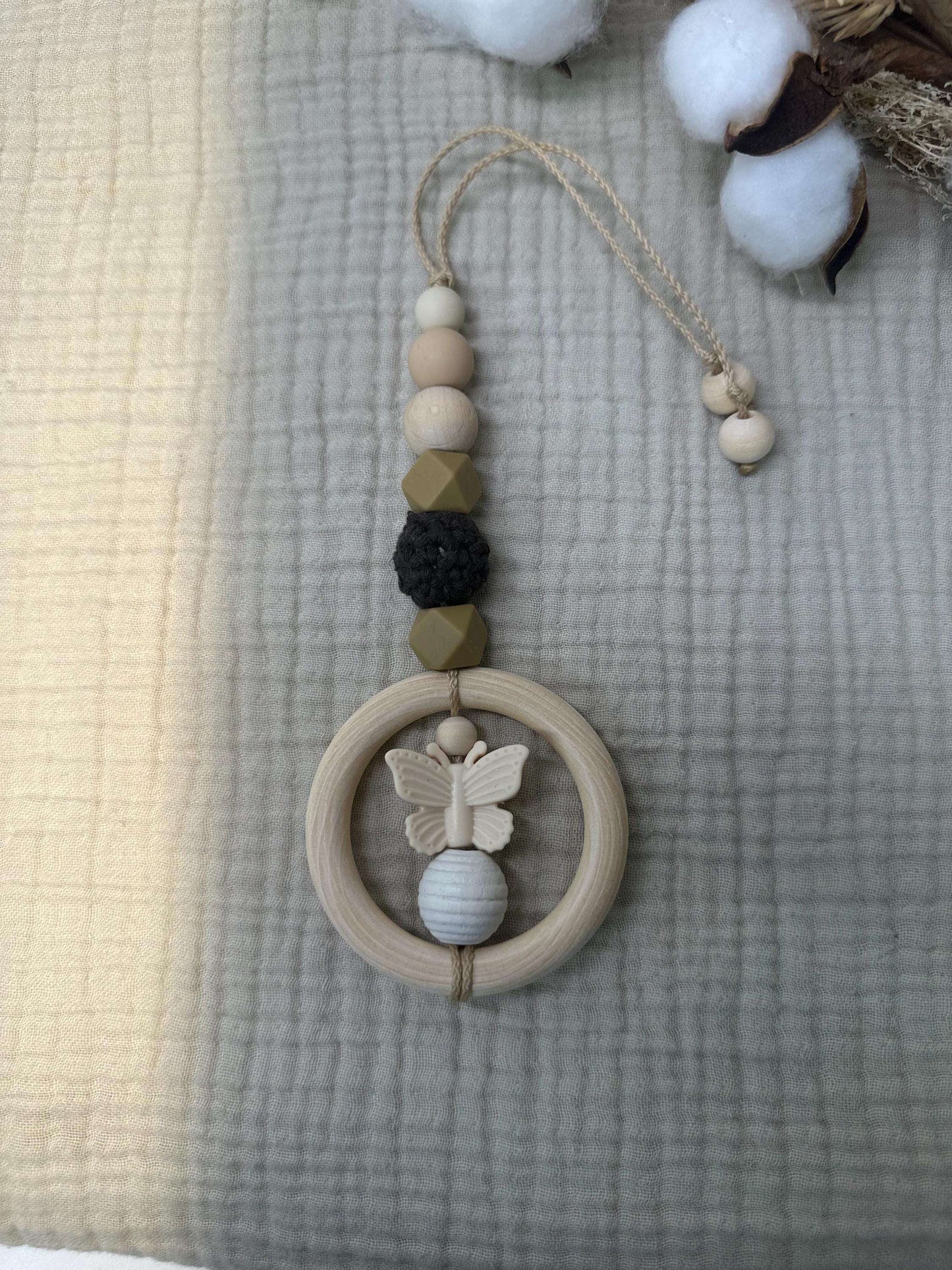 Kinderwagenkette, Maxi Cosi Kette, Schnullerkette - Small Lights Shop