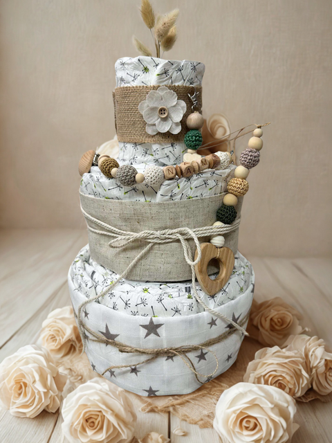 Eco Windeltorte – Nachhaltig & Handgemacht - Small Lights Shop