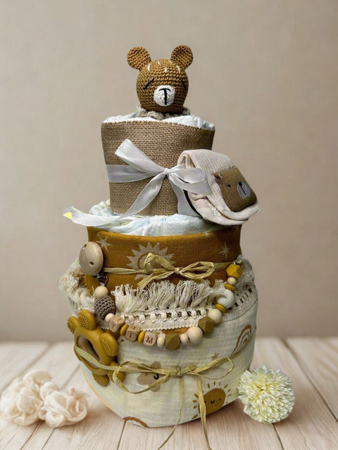 Windeltorte XXL gelb