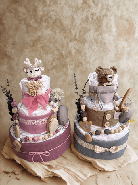 Windeltorte La Diva und Casanova Mini