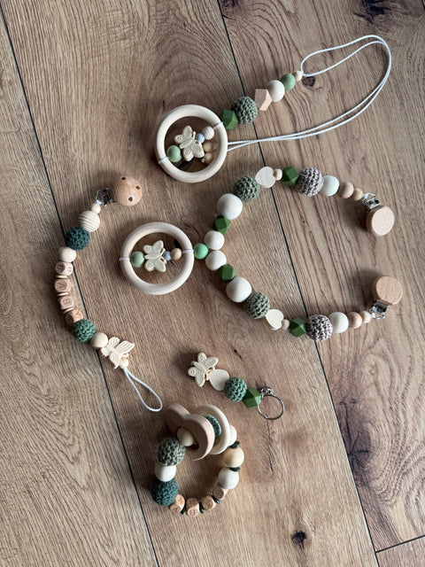 (Kopie) Kinderwagenkette, BabyschaleKette, Schnullerkette