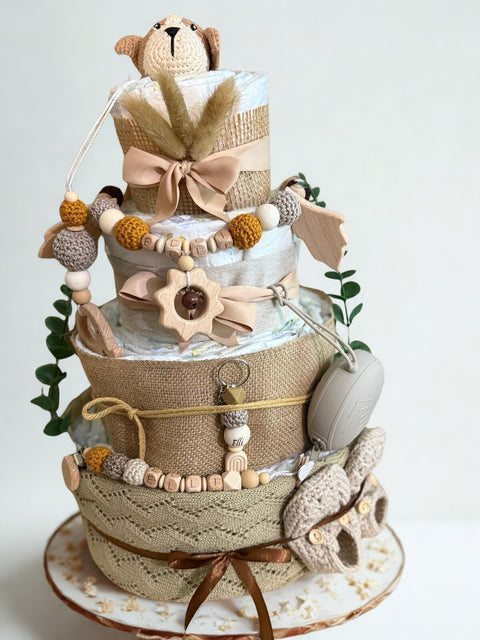 Windeltorte Kuschelhund XXL