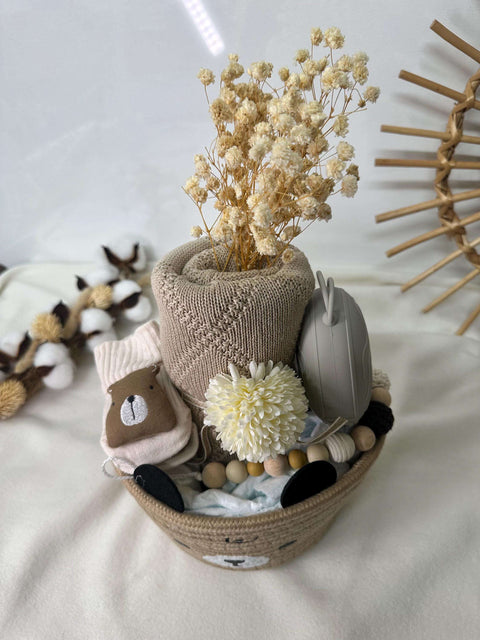 Babygeschenkkorb, PandaKorb - Small Lights Shop