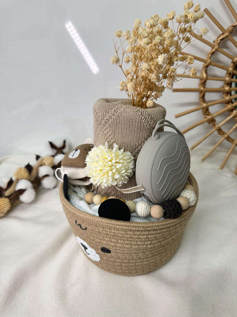 Babygeschenkkorb, PandaKorb - Small Lights Shop