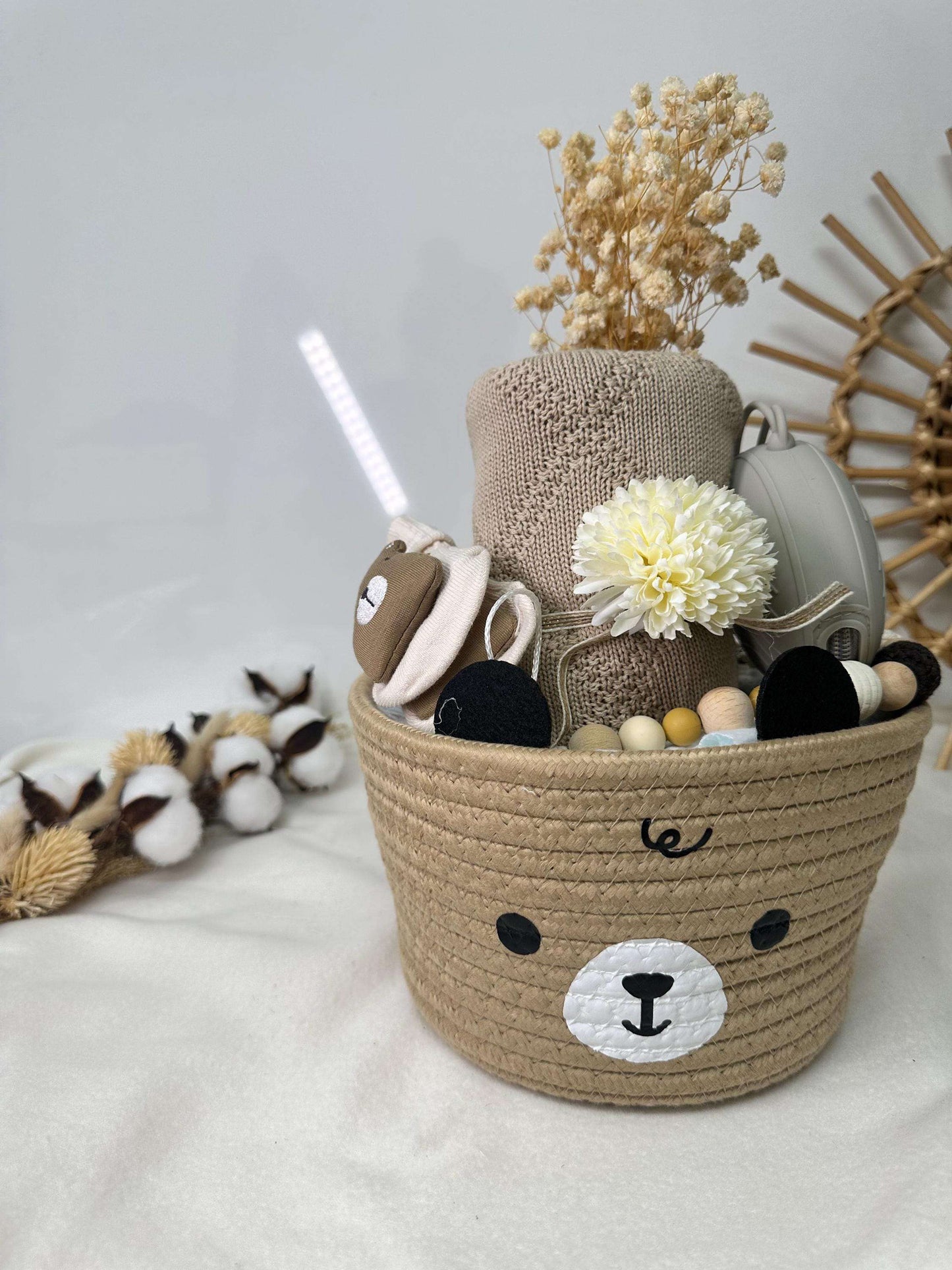 Babygeschenkkorb, PandaKorb - Small Lights Shop