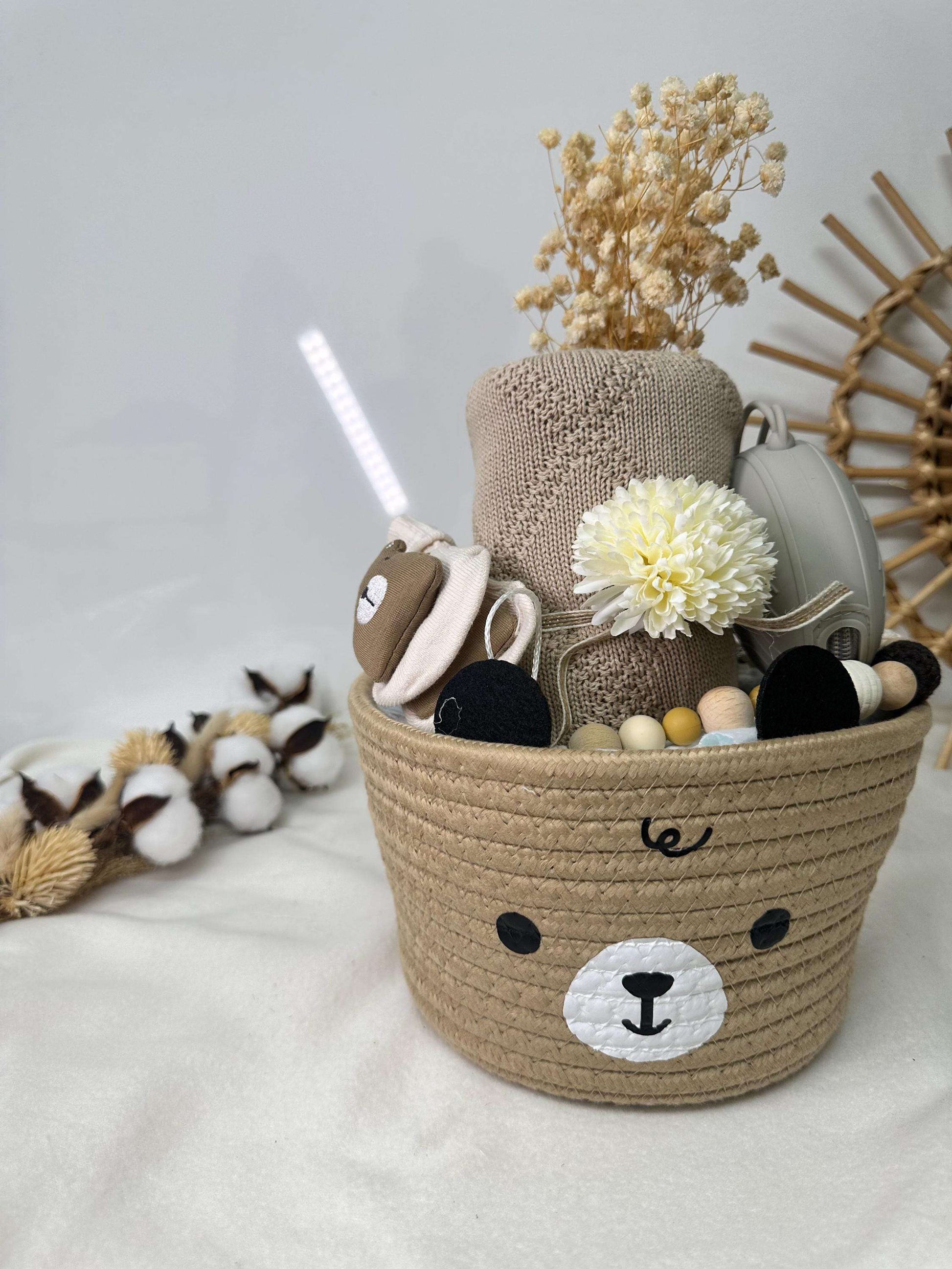 Babygeschenkkorb, PandaKorb - Small Lights Shop
