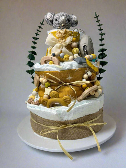 Windeltorte gelb