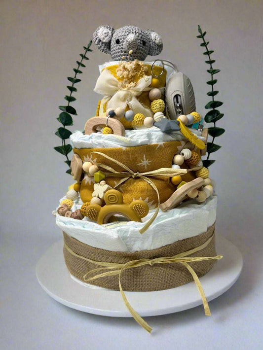Windeltorte gelb