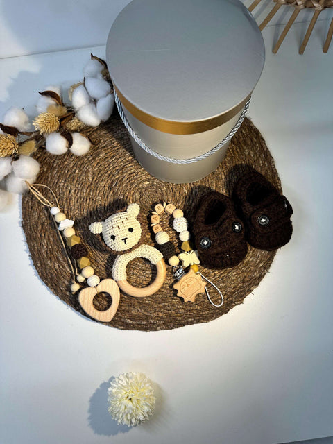 Baby Geschenkset mit Babyschuhe - Small Lights Shop