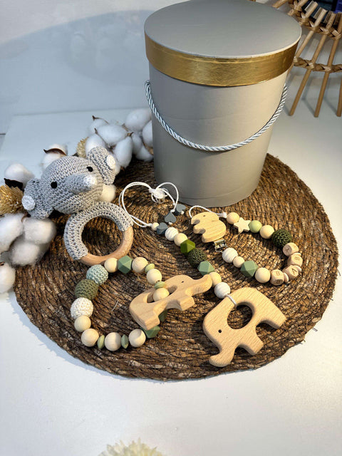Baby Geschenkset Elefant oder Reh - Small Lights Shop