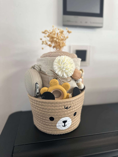 Babygeschenkkorb, PandaKorb - Small Lights Shop