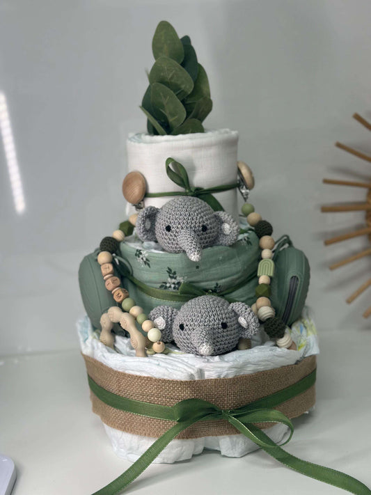 Windeltorte für Zwillinge Unisex