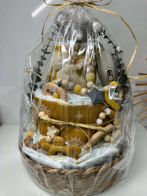 Windeltorte gelb, Elefant, Unisex - Small Lights Shop