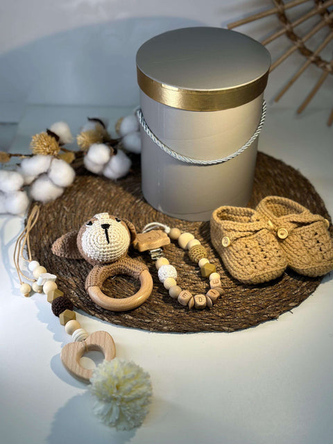 Baby Geschenkset mit Babyschuhe - Small Lights Shop