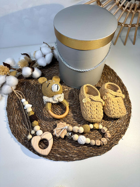 Baby Geschenkset mit Babyschuhe - Small Lights Shop