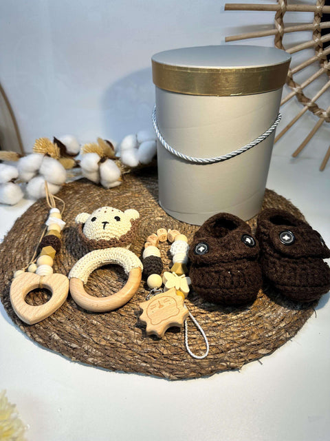 Baby Geschenkset mit Babyschuhe - Small Lights Shop