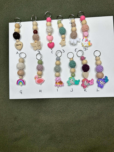 Rucksackanhänger/ Taschenanhänger/Schlüsselanhänger PERSONALISIERT - Small Lights Shop