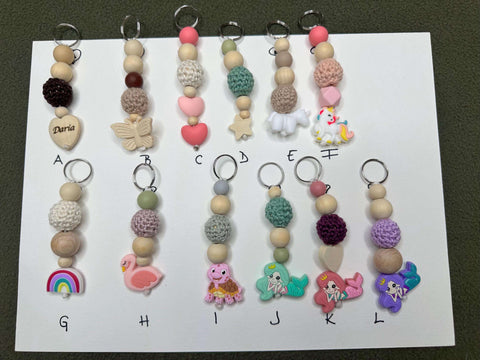 Rucksackanhänger/ Taschenanhänger/Schlüsselanhänger PERSONALISIERT - Small Lights Shop