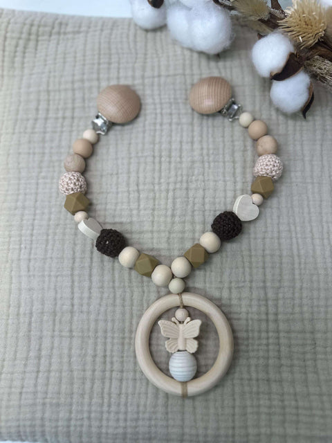 Kinderwagenkette, Maxi Cosi Kette, Schnullerkette - Small Lights Shop