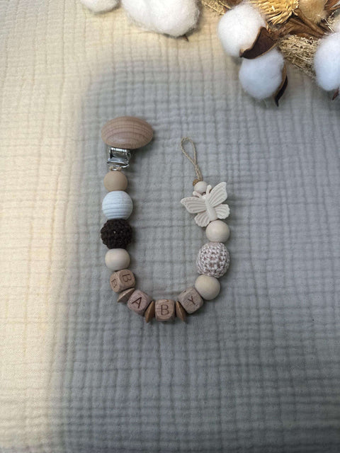 Kinderwagenkette, Maxi Cosi Kette, Schnullerkette - Small Lights Shop