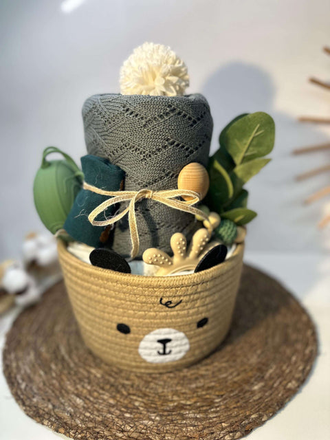 Babygeschenkkorb, PandaKorb - Small Lights Shop