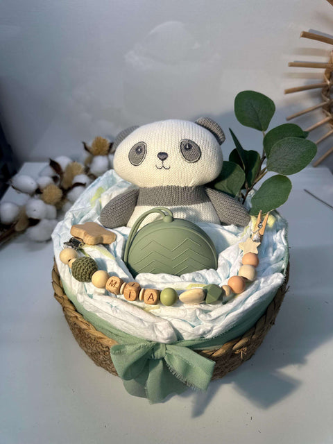 Baby Geschenkkorb Unisex, Panda - Small Lights Shop