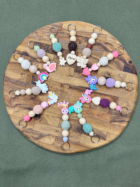 Rucksackanhänger/ Taschenanhänger/Schlüsselanhänger PERSONALISIERT - Small Lights Shop