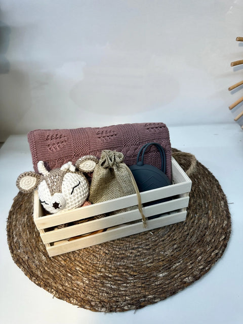 Baby Geschenkset „Zauberhafte Anfänge“ – Handgefertigt & Natürlich - Small Lights Shop