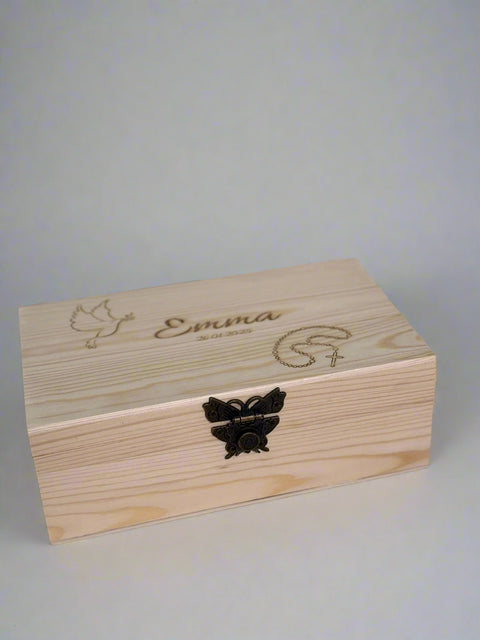 Personalisierte Holz-Erinnerungsbox - Small Lights Shop